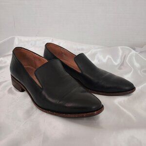 Madewell Black Leather Loafers